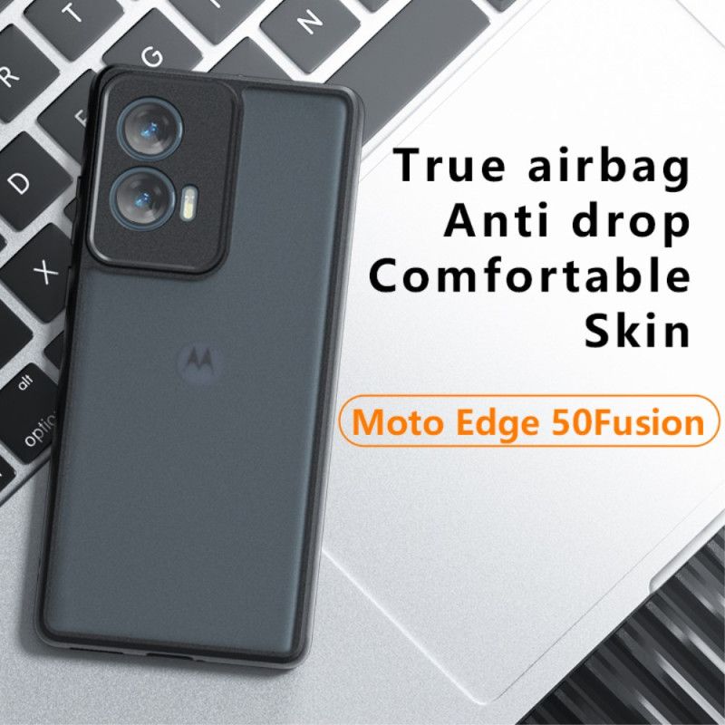 Cover Motorola Edge 50 Fusion Sort Gennemsigtig