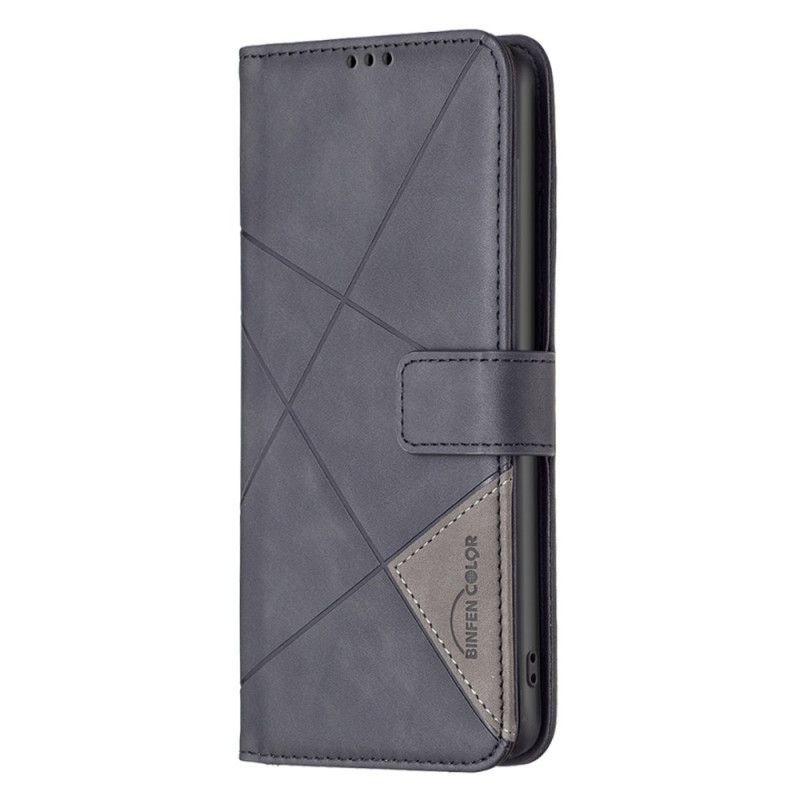 Flip Cover Motorola Edge 50 Fusion Binfen Farve Geometri