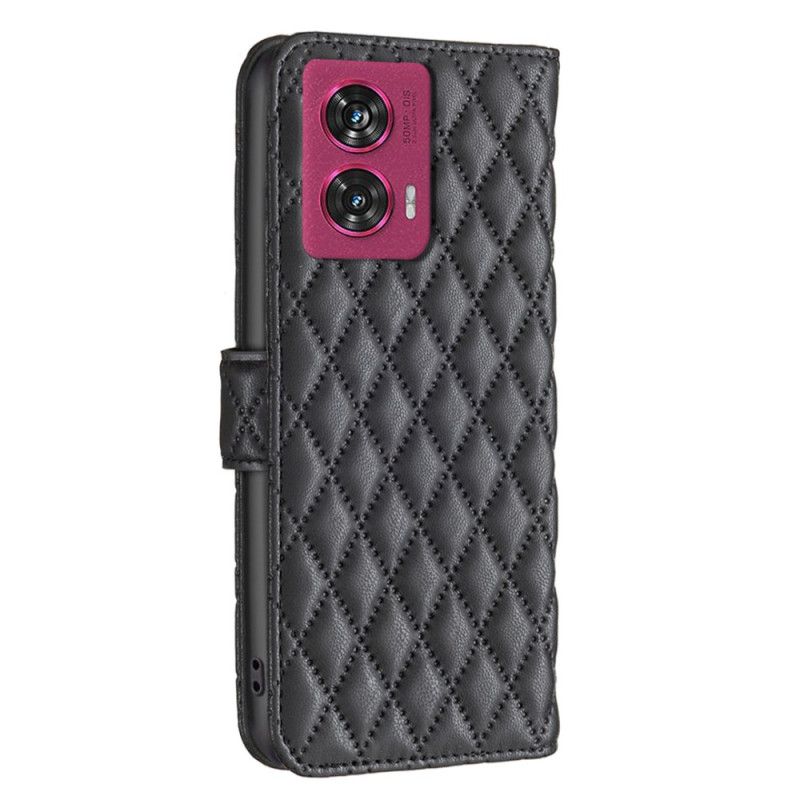 Flip Cover Motorola Edge 50 Fusion Quiltet Binfen Farve