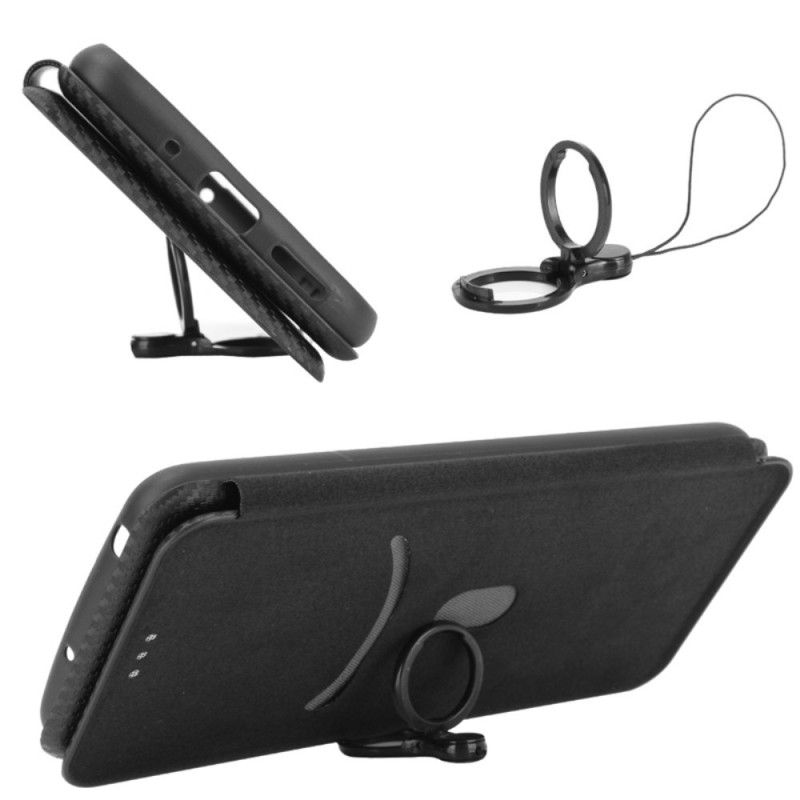 Flip Cover Til Motorola Edge 50 Fusion Kulfiber