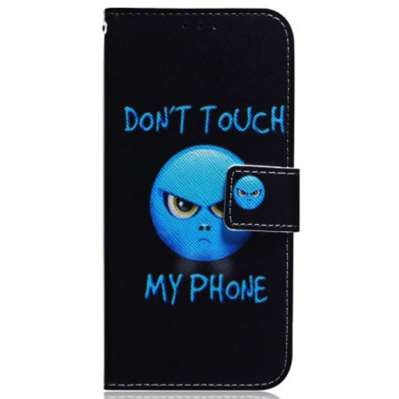 Flip Cover Til Motorola Edge 50 Fusion Telefon Emoji