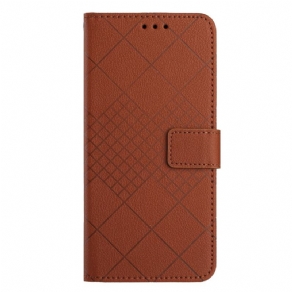 Læder Cover Honor 200 Telefon Etui Strappy Diamanter