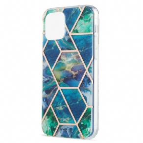 Cover iPhone 13 Blinkende Geometrisk Marmor