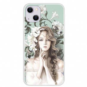 Cover iPhone 13 Blomsterkvinden