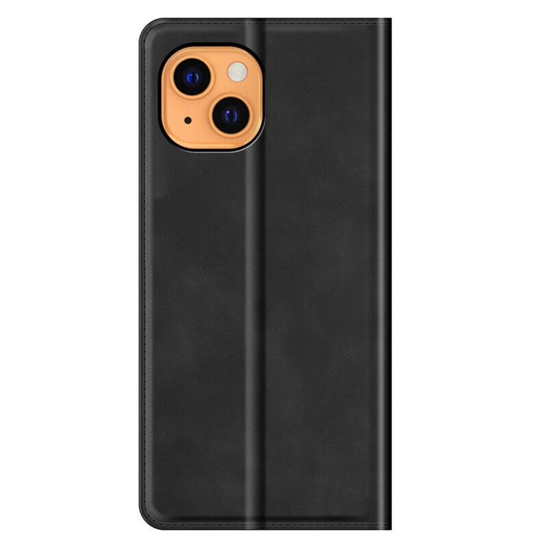 Cover iPhone 13 Flip Cover Skin-touch