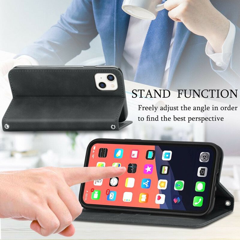 Cover iPhone 13 Flip Cover Skin-touch Design