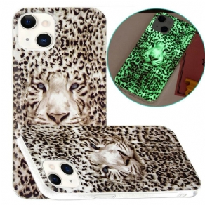 Cover iPhone 13 Fluorescerende Leopard