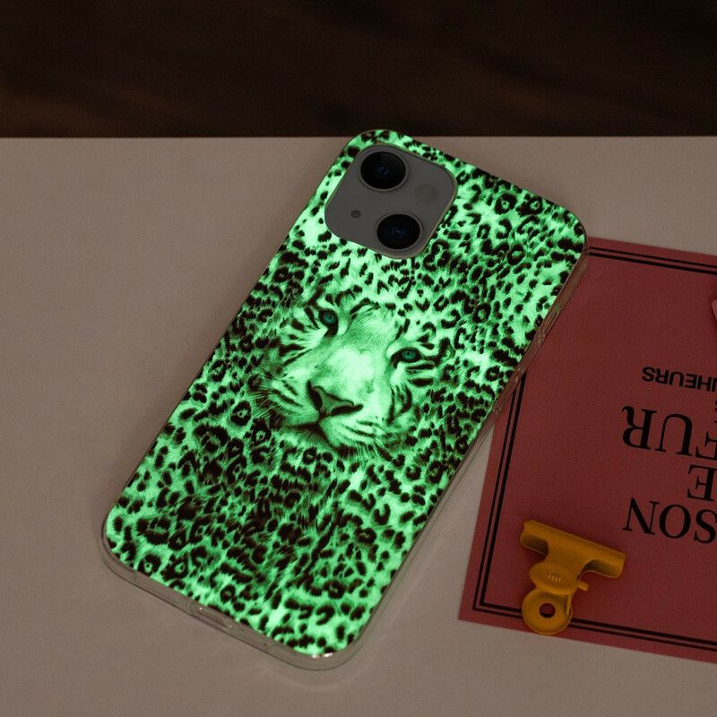 Cover iPhone 13 Fluorescerende Leopard