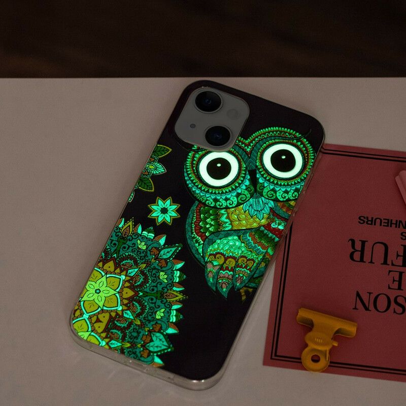 Cover iPhone 13 Fluorescerende Mandalaugle