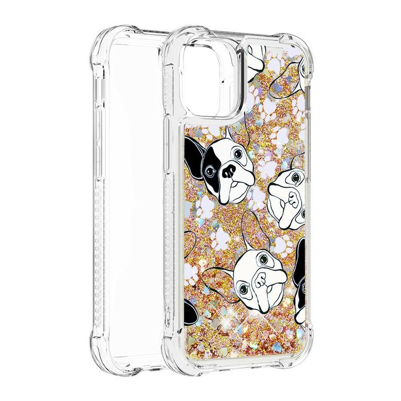 Cover iPhone 13 Hr Glitter Dog