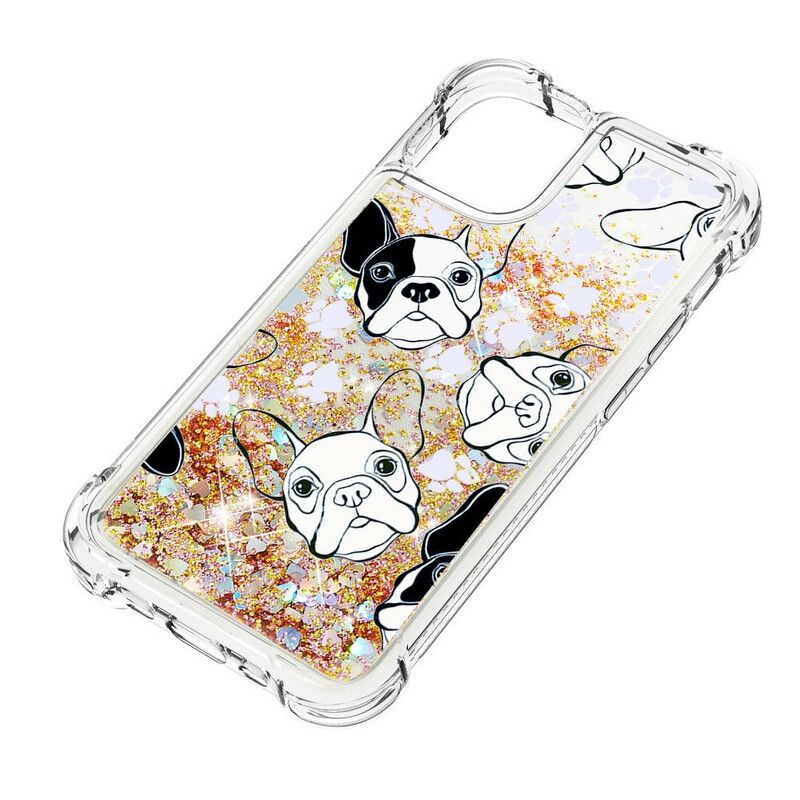 Cover iPhone 13 Hr Glitter Dog