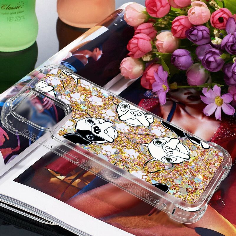 Cover iPhone 13 Hr Glitter Dog