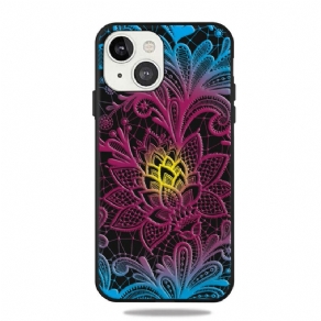 Cover iPhone 13 Intens Blomster