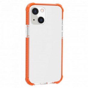 Cover iPhone 13 Klare Silikonekanter