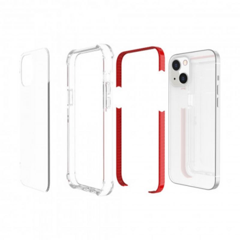 Cover iPhone 13 Klare Silikonekanter