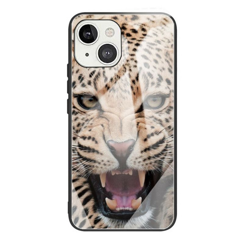 Cover iPhone 13 Leopard Hærdet Glas