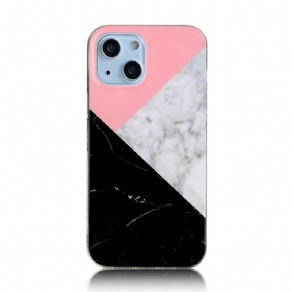 Cover iPhone 13 Marmorgeometrier