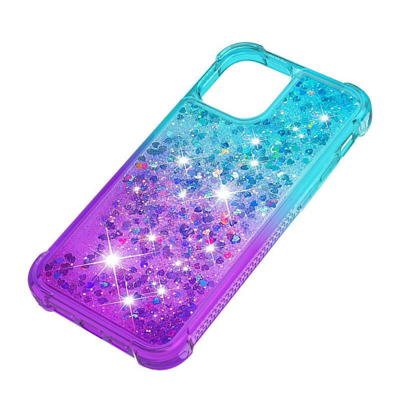 Cover iPhone 13 Pailletter Farver