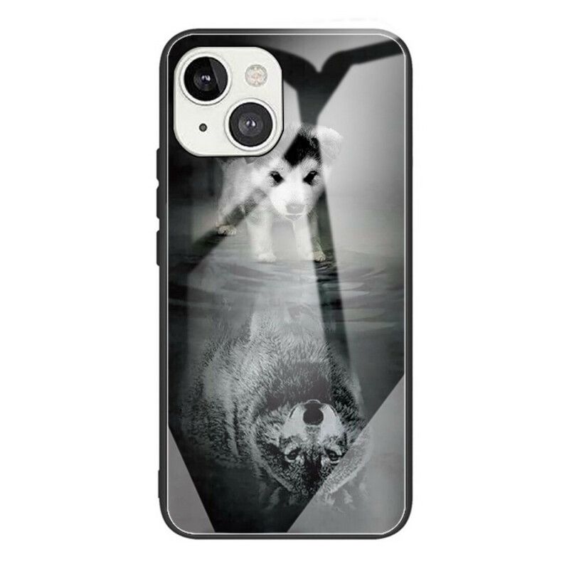 Cover iPhone 13 Puppy Dream Hærdet Glas