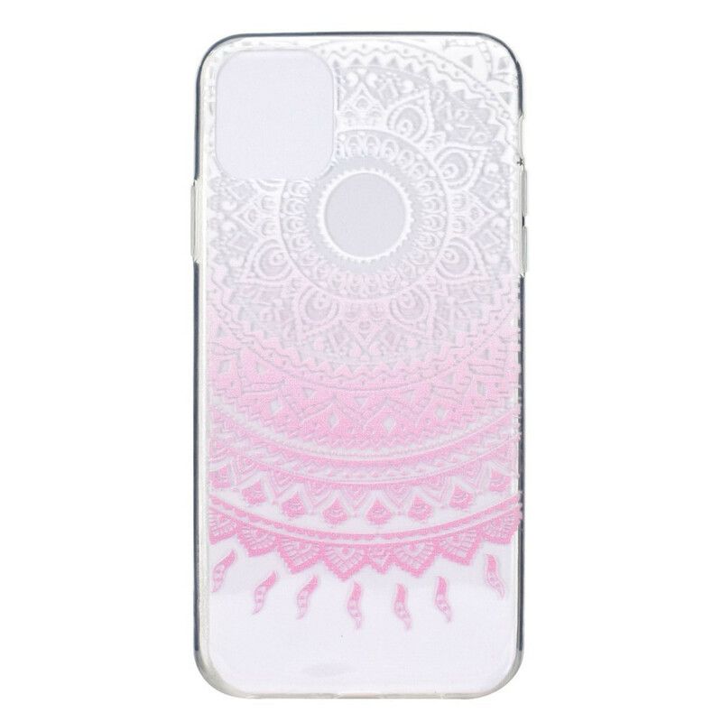 Cover iPhone 13 Transparent Farvet Mandala