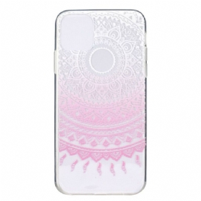 Cover iPhone 13 Transparent Farvet Mandala