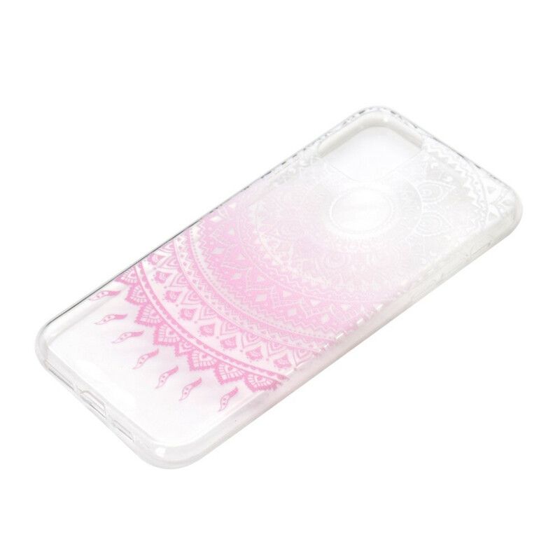 Cover iPhone 13 Transparent Farvet Mandala