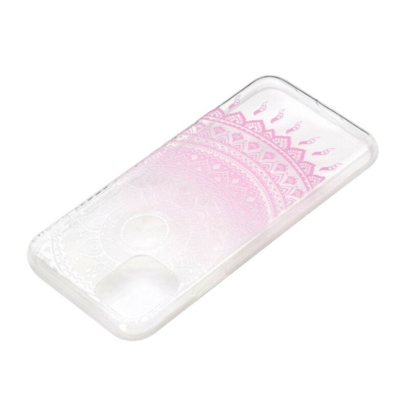 Cover iPhone 13 Transparent Farvet Mandala