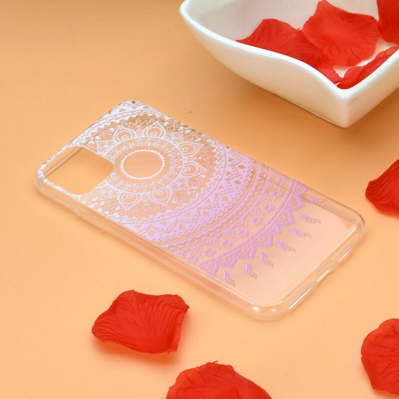 Cover iPhone 13 Transparent Farvet Mandala