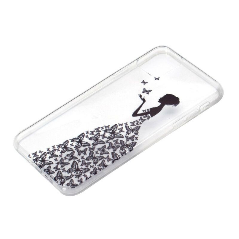 Cover iPhone 13 Transparent Sommerfuglekjole