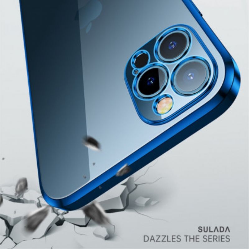 Cover iPhone 13 Transparente Kanter Metal Style Sulada