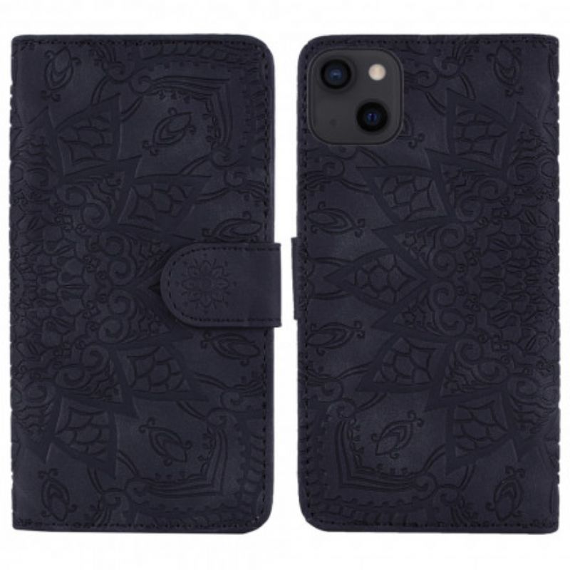 Flip Cover iPhone 13 Barok Mandala