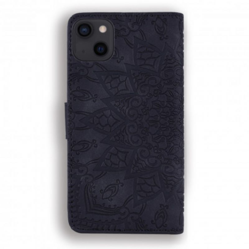 Flip Cover iPhone 13 Barok Mandala