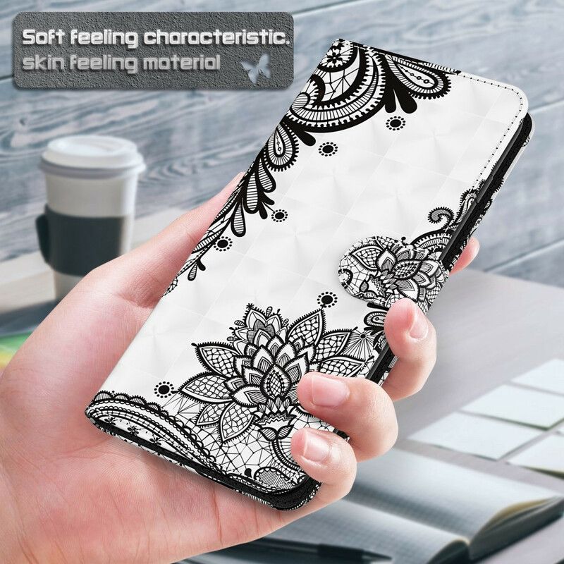 Flip Cover iPhone 13 Blondeblomster