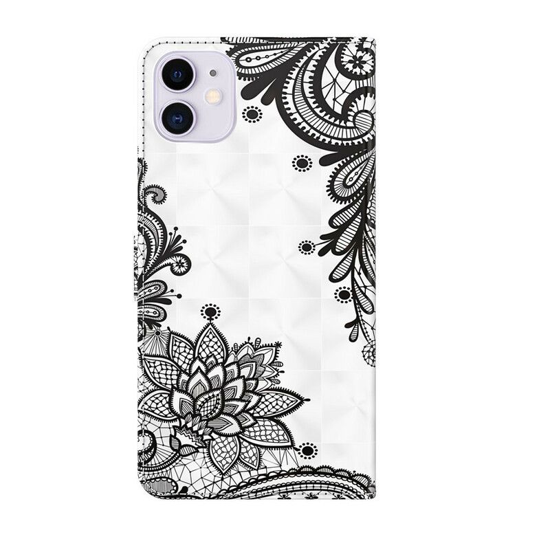 Flip Cover iPhone 13 Blondeblomster