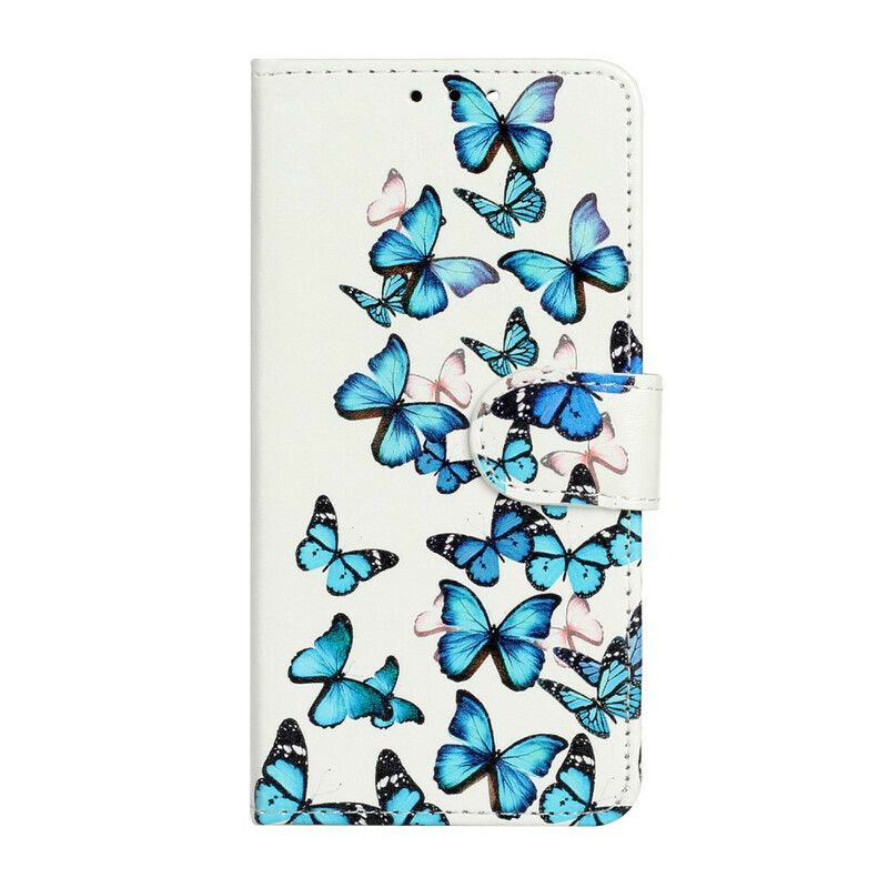 Flip Cover iPhone 13 Flyvende Sommerfugle