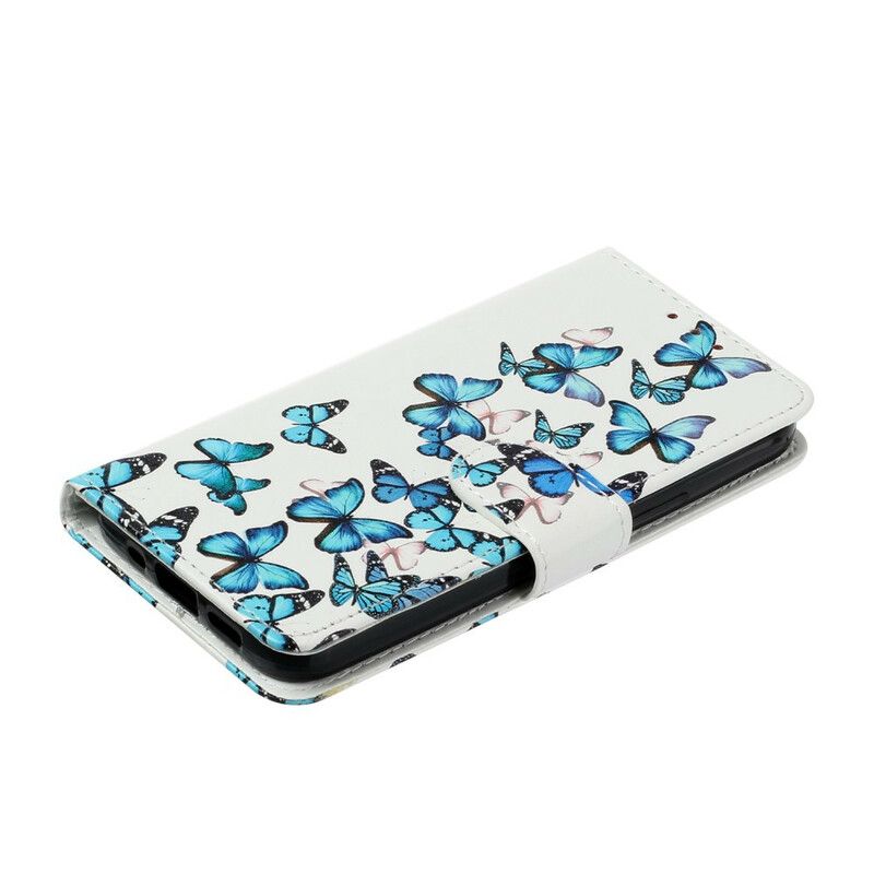 Flip Cover iPhone 13 Flyvende Sommerfugle