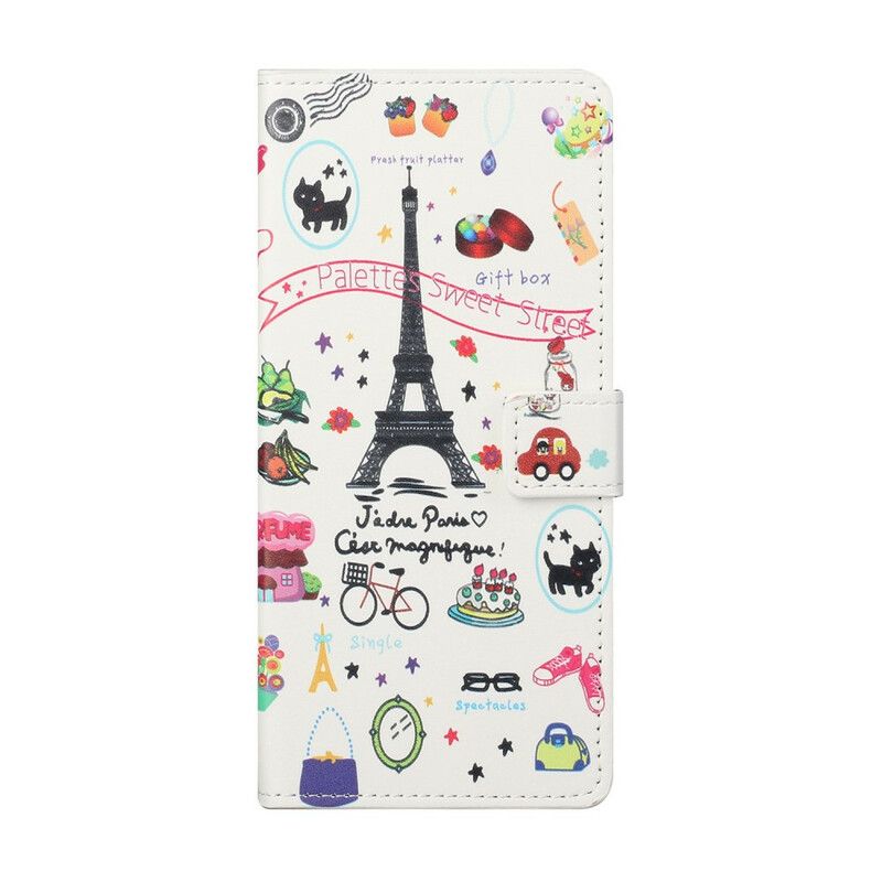 Flip Cover iPhone 13 Jeg Elsker Paris