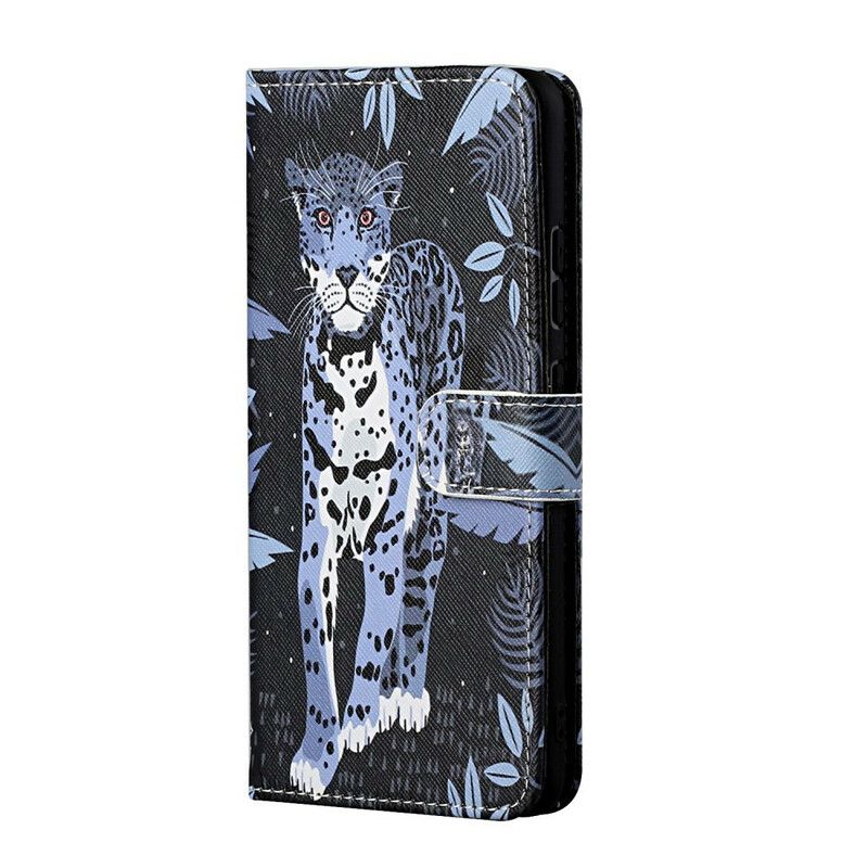 Flip Cover iPhone 13 Med Snor Thong Leopard