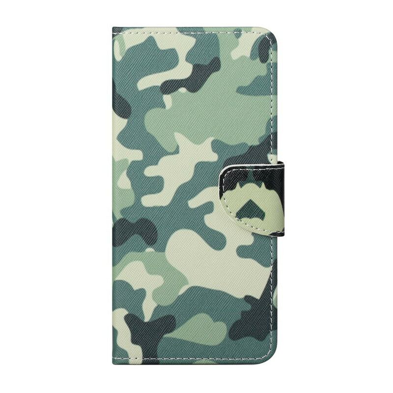 Flip Cover iPhone 13 Militær Camouflage