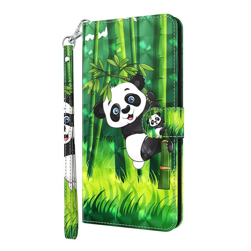 Flip Cover iPhone 13 Panda Og Bambus