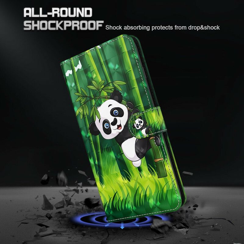 Flip Cover iPhone 13 Panda Og Bambus