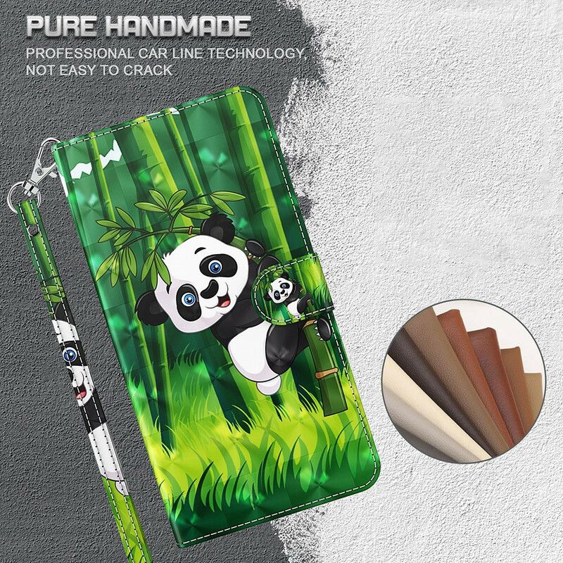 Flip Cover iPhone 13 Panda Og Bambus