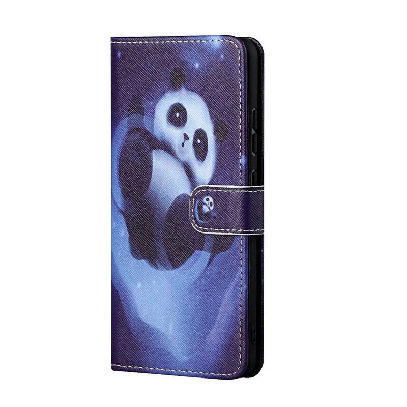 Flip Cover iPhone 13 Panda Space