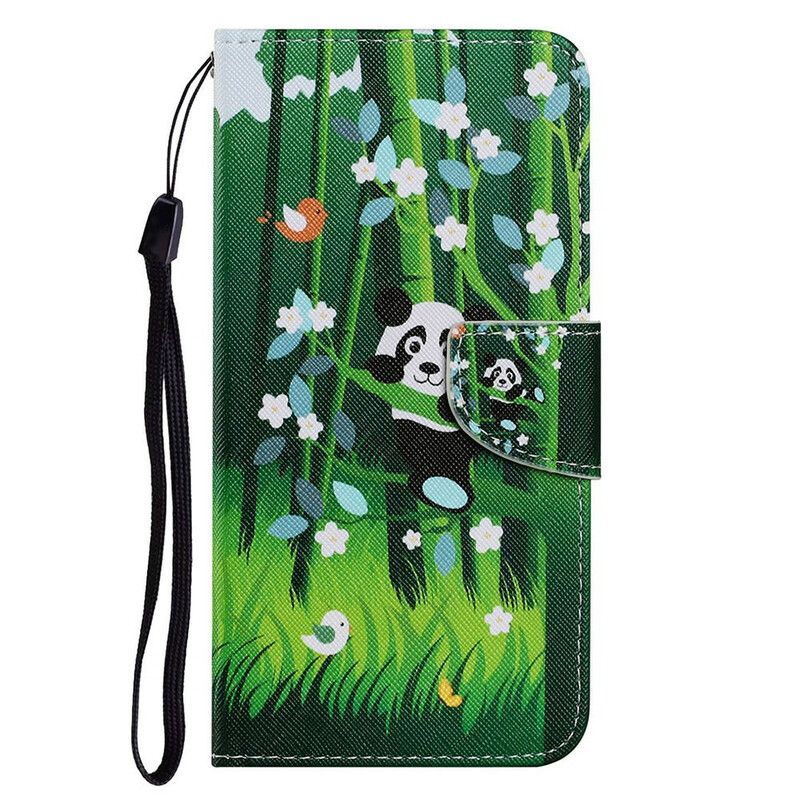 Flip Cover iPhone 13 Panda Walk