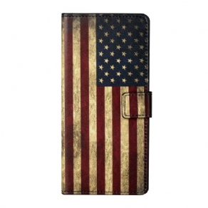 Flip Cover iPhone 13 Usa Flag