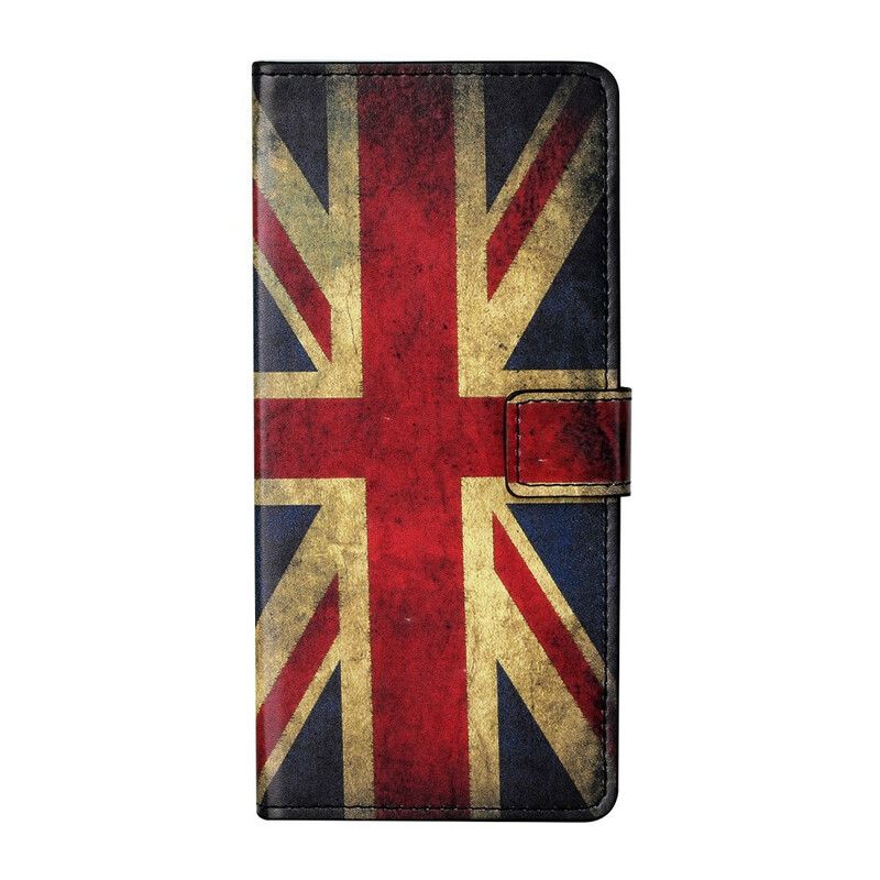 Læder Cover iPhone 13 Englands Flag