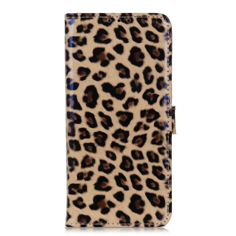 Læder Cover iPhone 13 Leopard