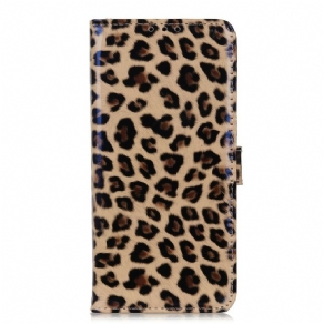 Læder Cover iPhone 13 Leopard