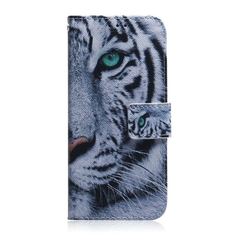 Læder Cover iPhone 13 Tigeransigt