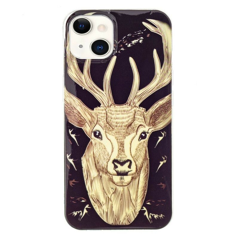 Mobilcover iPhone 13 Fluorescerende Majestic Stag